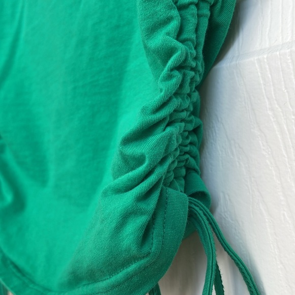 SHEIN Qutie Drawstring Ruched Solid Tee - Picture 4 of 7